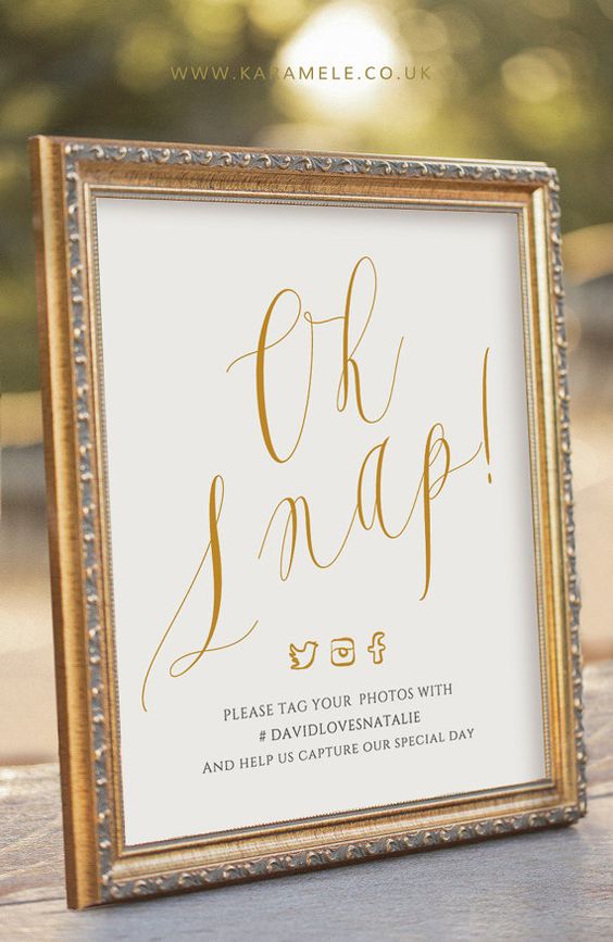 4. Make the bride and groom's chairs stand out by decking them out with goregous foliage and calligraphy signs. These will also make for fab photos on the night. 

4. Make the bride and groom's chairs stand out by decking them out with goregous foliage and calligraphy signs. These will also make for fab photos on the night. 

wedding planner, instagram hashtag sign, wedding signs 