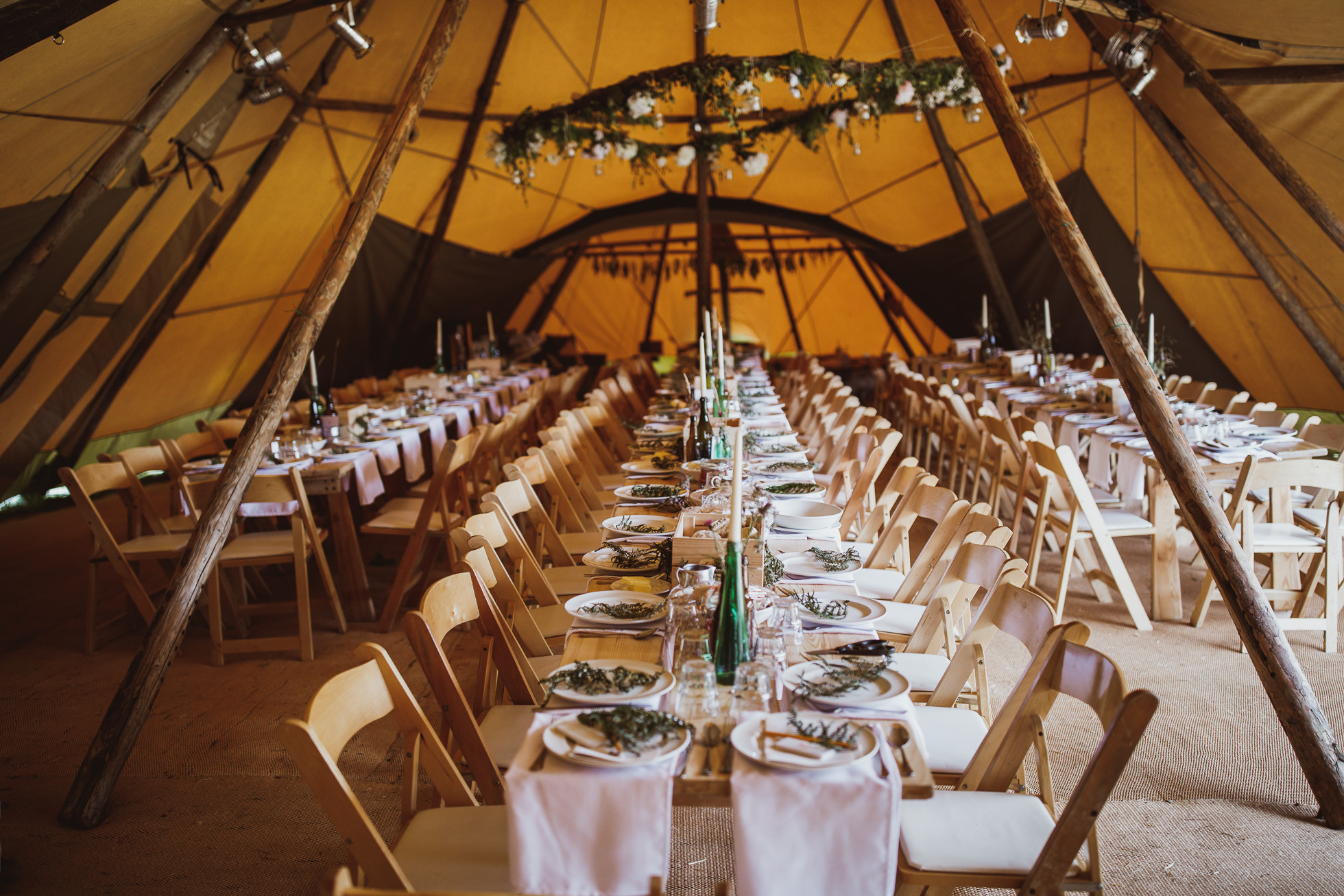 real wedding, papakata teepee wedding, real wedding north yorkshire