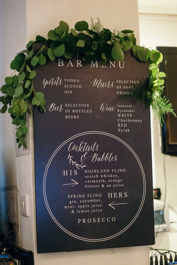 wedding signs, wedding planner, wedding DIY, bar sign, event signs, 