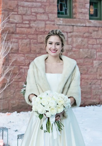 Winter wedding bouquet