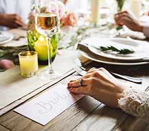 Wedding place cards