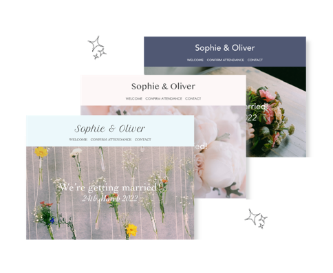 wedding website themes